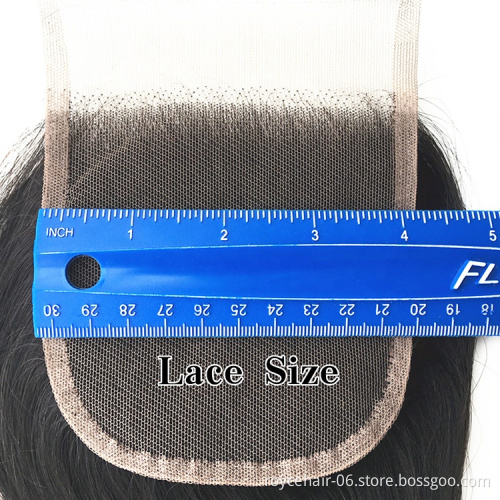 Raw Indian Curly Closures,  Brazilian Water Curls Remy Virgin Hair Bundles Closure
